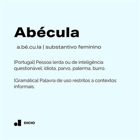 abecula|O significado de abécula